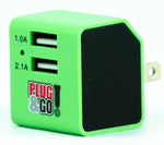 2.1A Dual Port Wall Charger